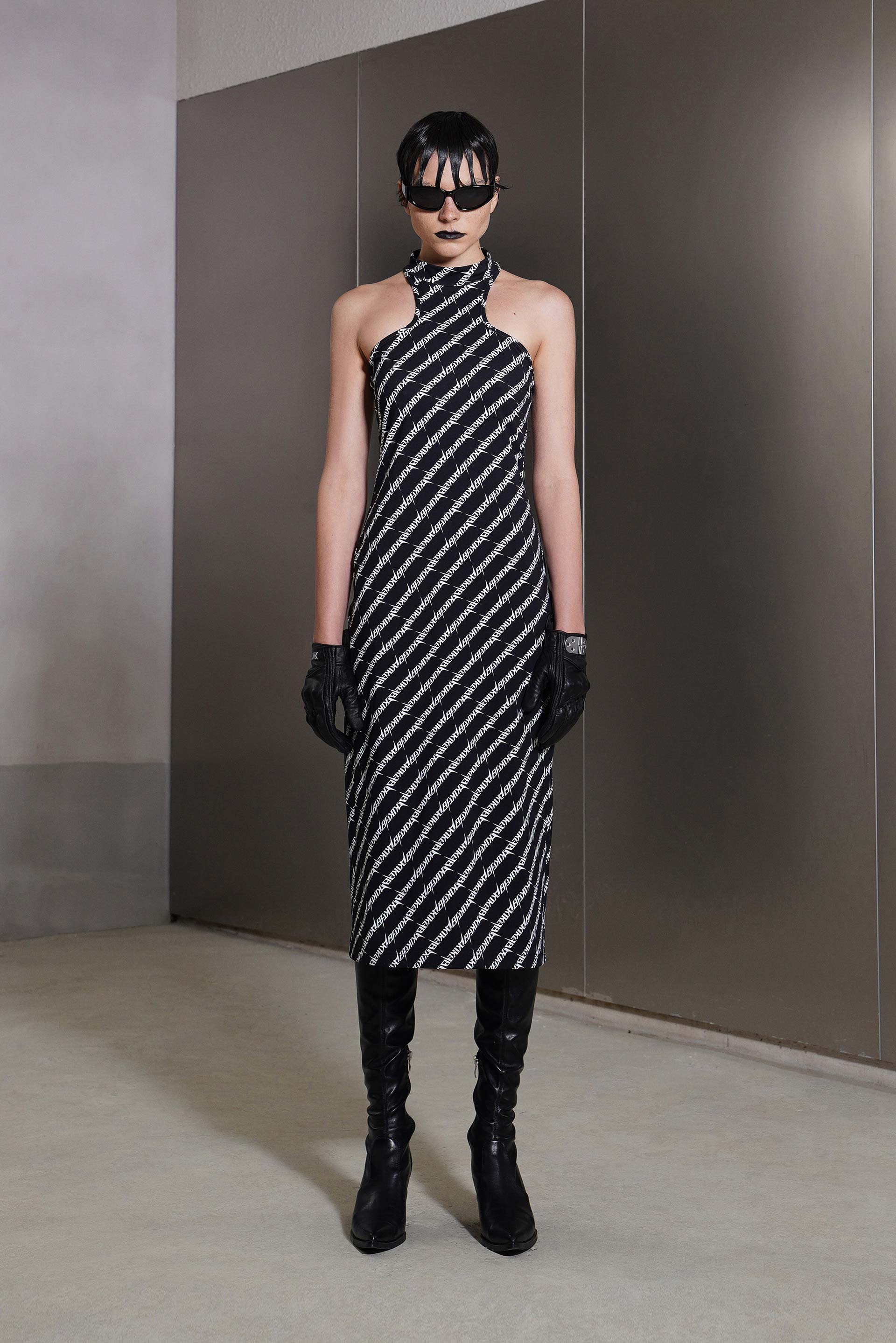 LOGO PRINT DRESS