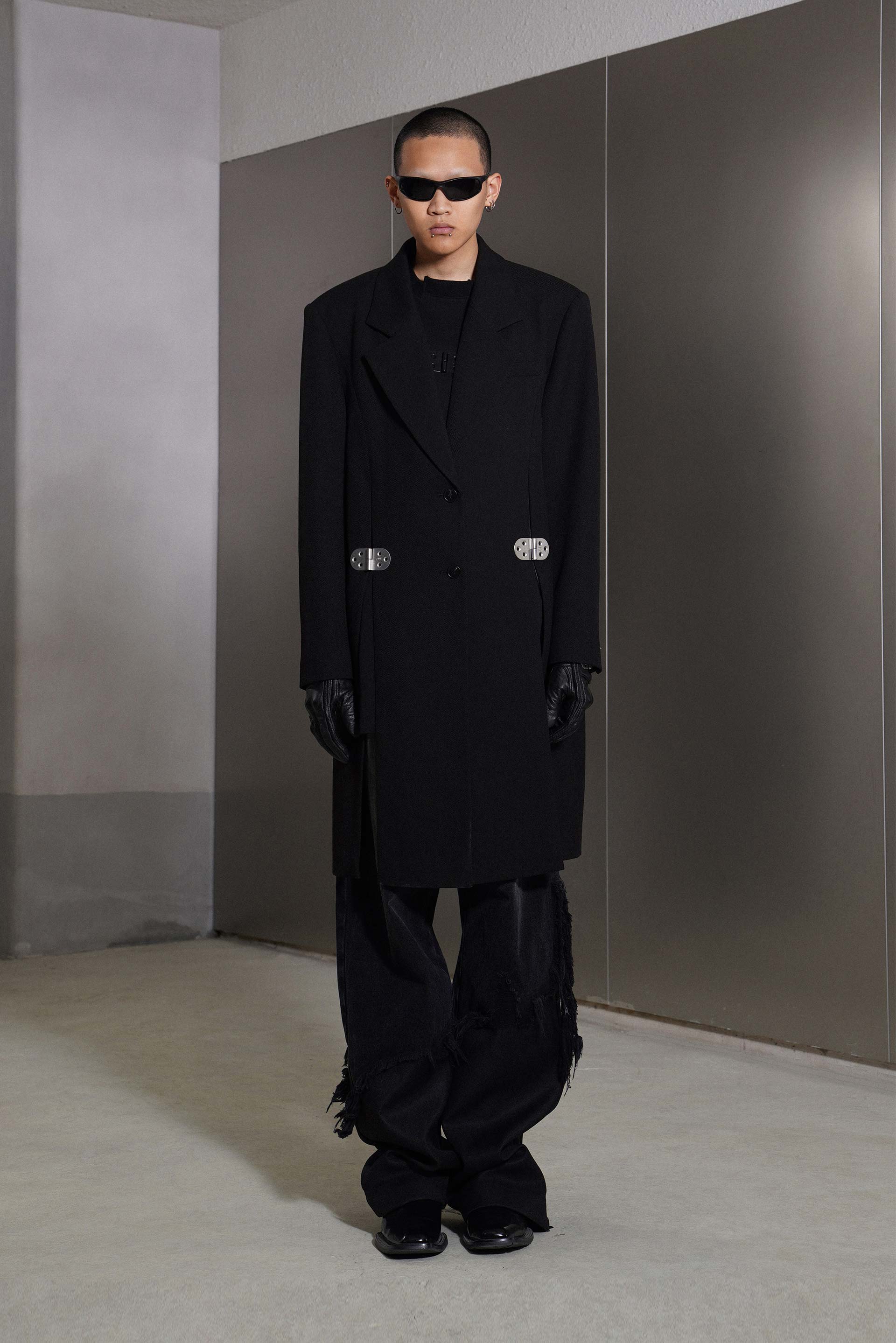 「JUNCTION」RIPPED MIDI COAT