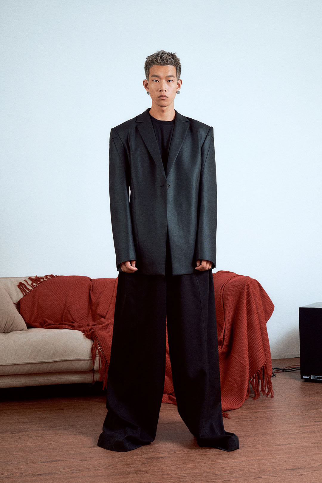 「REBEL」Metal epaulette deconstructed suit